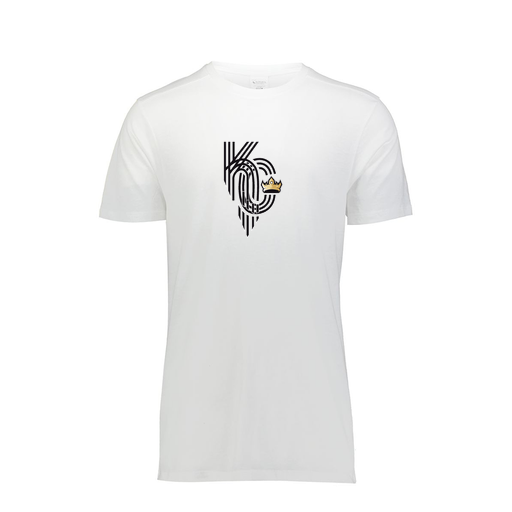 [FTSCUBWH-YS-LOGO3] Decker Youth Tri-Blend T-Shirt - Short Sleeve (Youth S, White, Logo 3)