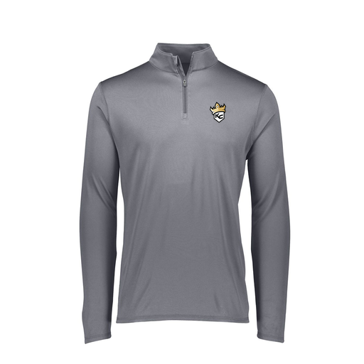 [FTLQFLGY-FAXS-LOGO2] Decker Women's Flex-Lite 1/4 Zip Shirt (Female Adult XS, Gray, Logo 2)