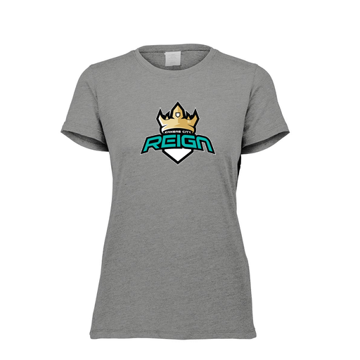 [FTSCUBGY-FAXS-LOGO1] Decker Women's Tri-Blend T-Shirt - Short Sleeve (Female Adult XS, Gray, Logo 1)