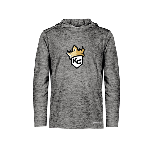 [FOLHCGBK-AS-LOGO2] Decker Men's Charge Hoodie (Adult S, Black, Logo 2)