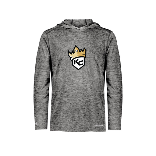 [FOLHCGBK-YS-LOGO2] Decker Youth Charge Hoodie (Youth S, Black, Logo 2)